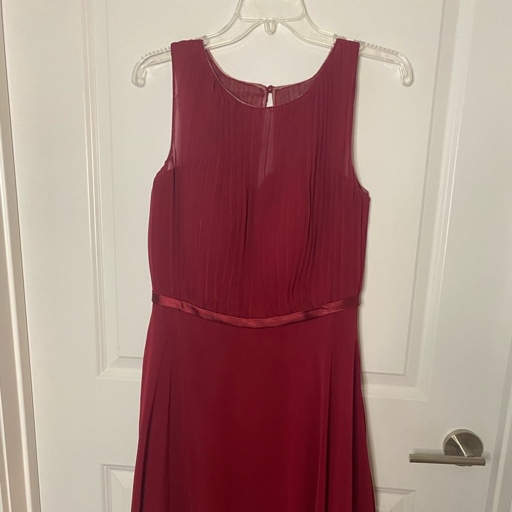 Maroon formal dress